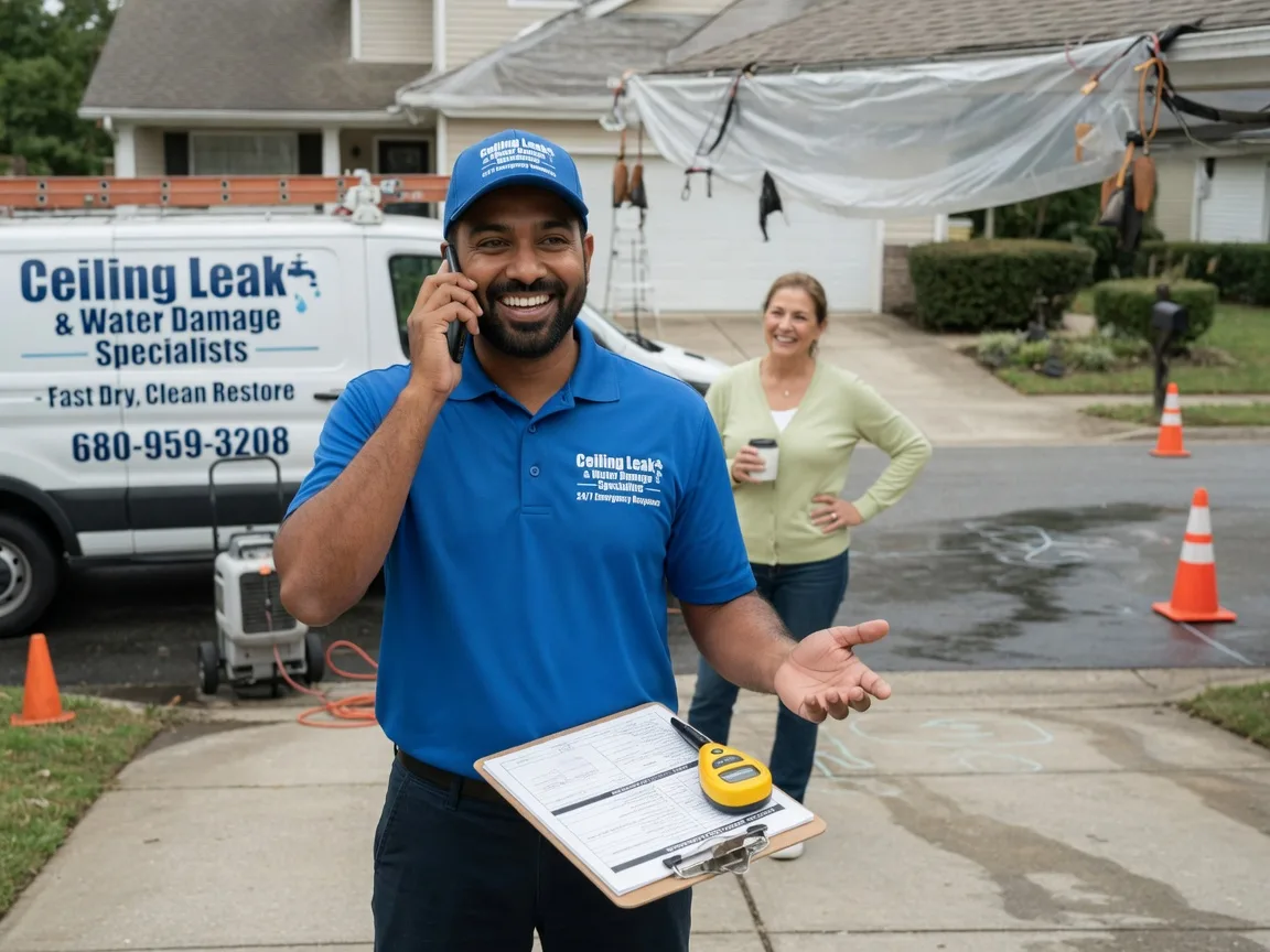 Ceiling Leak Cleanup Ayr, ND FAQs